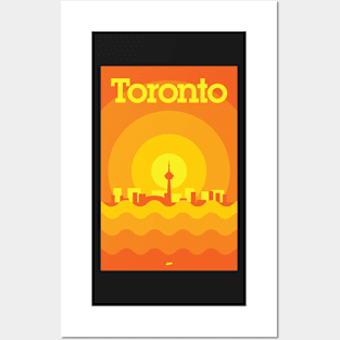 Toronto Minimalism Poster - Autumn Orange Posters and Art